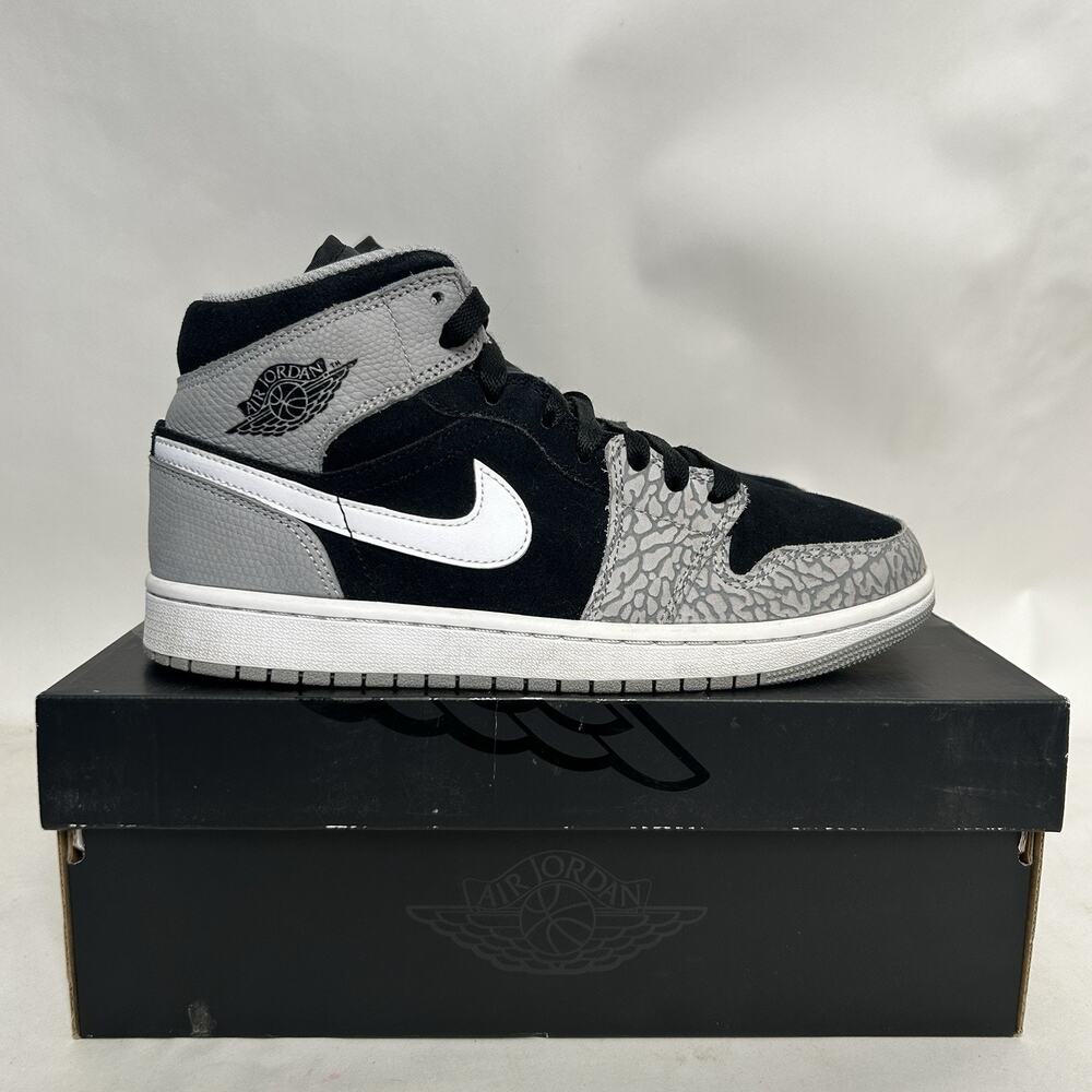 Nike Air Jordan 1 Mid Retro SE “Elephant Toe/Cement Grey” - Picture 5 of 10